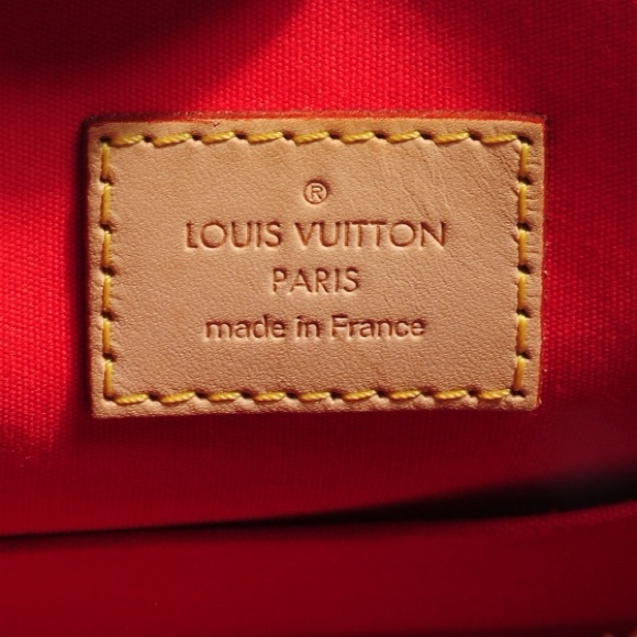 Louis Vuitton Alma Handbag PM Red (Rouge Grenadine) Leather - Picture 2 of 6